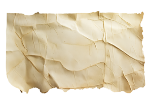 ai généré froissé artisanat papier avec en lambeaux bords png