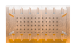 texturizado vermelho metálico sci fi painel png