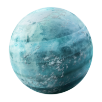 AI generated Realistic uranus planet isolated image png