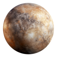 ai genererad realistisk kvicksilver planet isolerat bild png