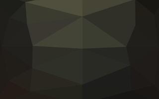 Dark Black vector polygon abstract backdrop.