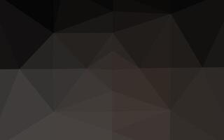 Dark Black vector polygon abstract layout.