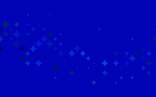 Light BLUE vector template with sky stars.