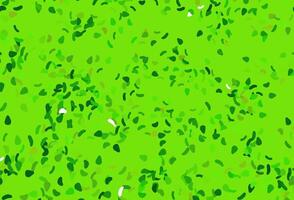Light Green vector texture with random forms.