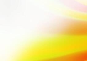 Light Yellow, Orange vector abstract blurred background.