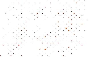 Light Yellow, Orange vector backdrop with dots.