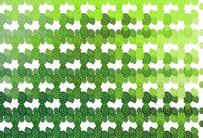 Light Green vector pattern with liquid shapes.