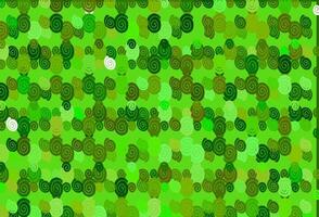 Light Green vector background with lava shapes.