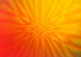 Light Yellow, Orange vector abstract bokeh pattern.