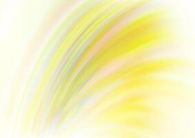 Light Yellow, Orange vector background with abstract lines.