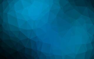 Light BLUE vector shining triangular background.