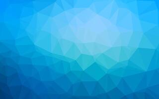 Light BLUE vector triangle mosaic template.