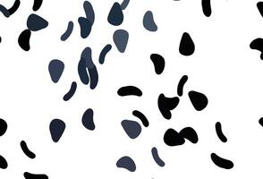 Light Black vector pattern with chaotic shapes.