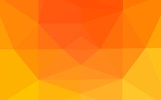 Light Yellow, Orange vector polygonal pattern.