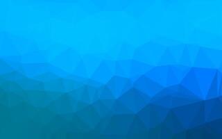 Light BLUE vector shining triangular background.