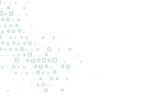 Light BLUE vector background with circles, rectangles.