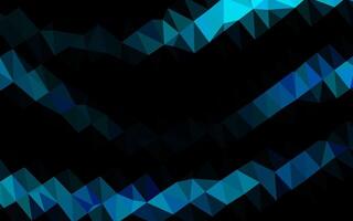 Light BLUE vector triangle mosaic texture.