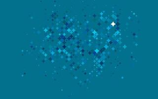 diseño de vector azul claro con estrellas brillantes.