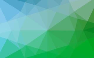 Light Blue, Green vector abstract mosaic pattern.