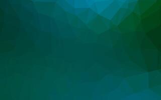 Dark Blue, Green vector polygon abstract background.