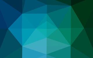 Dark Blue, Green vector low poly texture.