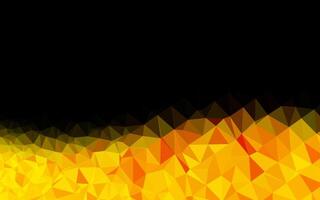 Light Yellow, Orange vector low poly layout.