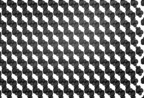 Light Black vector background with bubble shapes.