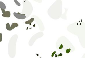 Light Green vector texture with random forms.