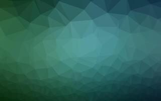 Dark Green vector blurry triangle pattern.