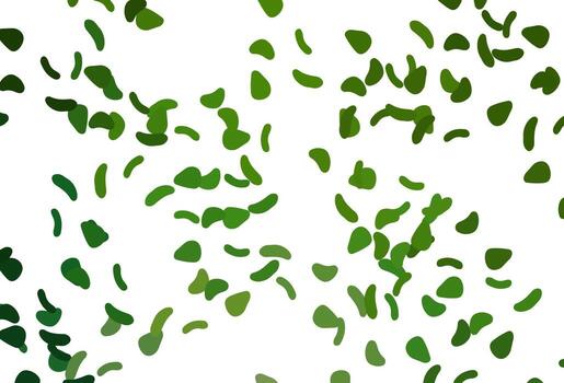 Light Green vector background with abstract forms.