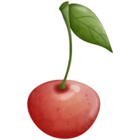 Cereza acuarela elementos entonces linda png