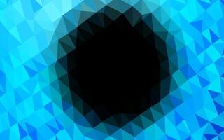 Light BLUE vector polygon abstract background.