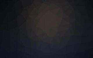 Dark Black vector polygon abstract layout.