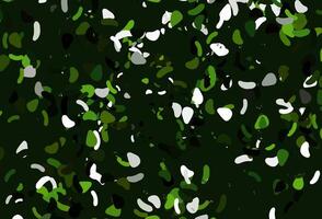 Light green vector texture with random forms.