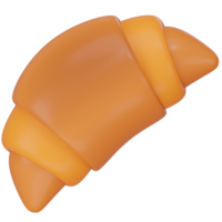 croissant 3d ikon framställa png