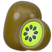 3d gerendert Kiwi Symbol Illustration png