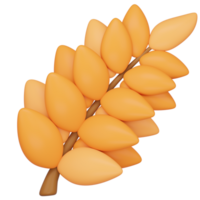3D Wheat Icon png
