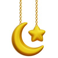 ramadan dekoration 3d ikon illustration png