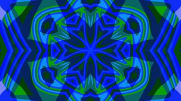 A vj loop of geometrical psychedelic pattern video