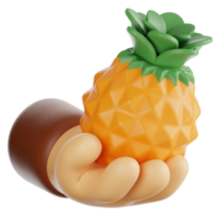 fresco fruta 3d ilustração png