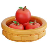 Frais fruit 3d illustration png