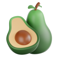 vers fruit 3d illustratie png