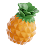 fresco fruta 3d ilustração png