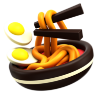 comida rápida 3d conjunto de iconos png