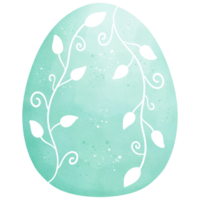 Watercolor Easter Egg Illustration png