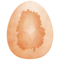 acuarela roto huevo ilustración png
