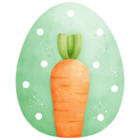 Watercolor Easter Egg Illustration png