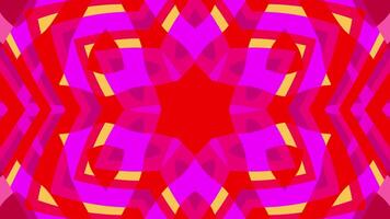A vj loop of geometrical psychedelic pattern video