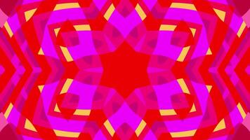 A vj loop of geometrical psychedelic pattern video