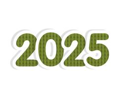 2025, Happy New Year 2025 of the Snake, sticker logo template with date and numbers 2025 to celebrate and decorate the season. Numbers like snake skin, branding, banner, cover, postcard vector